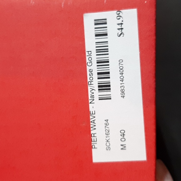 Sperry pier wave navy/rose gold slip on shoes - Picture 6 of 6